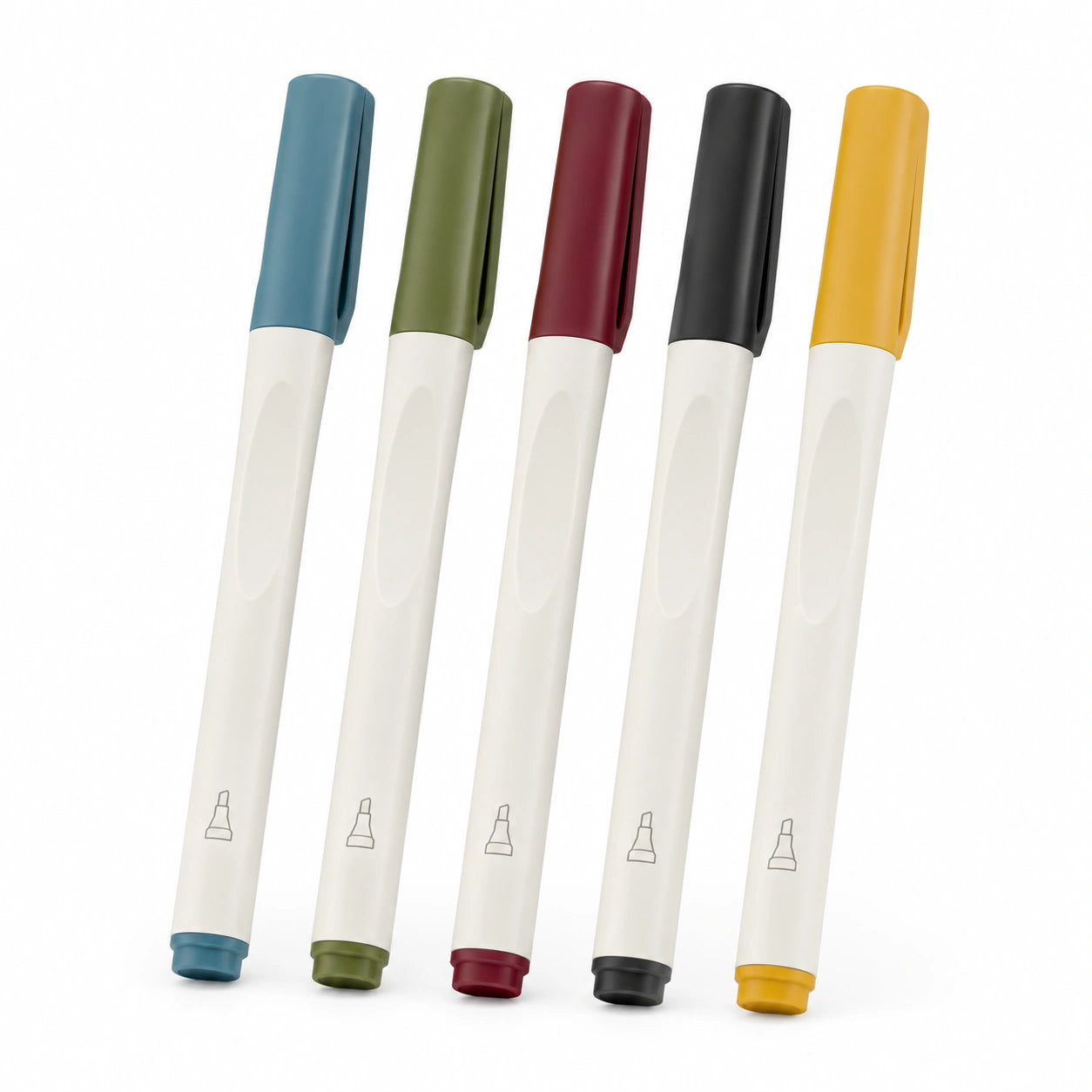 Whiteboardmarker Set Blau/Grün/Rot/Schwarz/Gelb