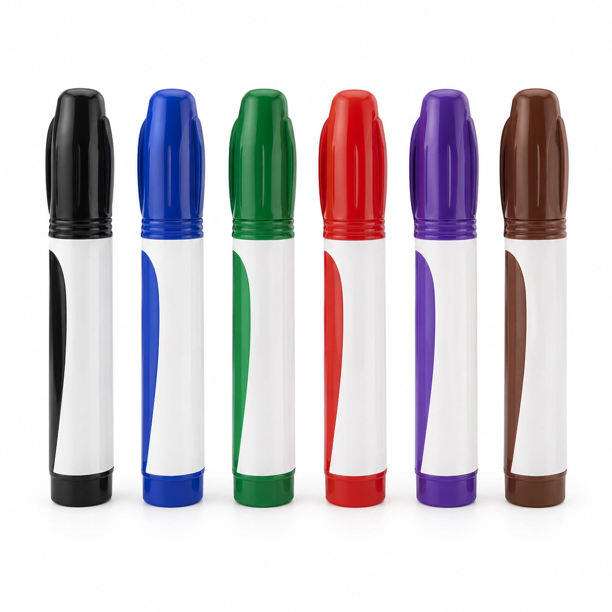 Whiteboard-Marker Set mit 6 leuchtenden Farben