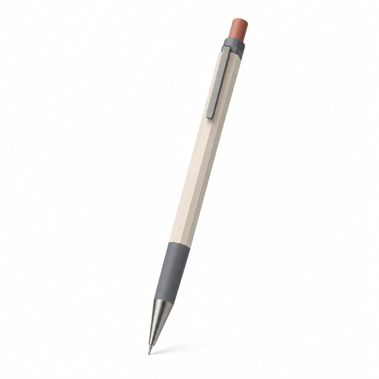 Mechanischer Bleistift Beige mit Metallspitze