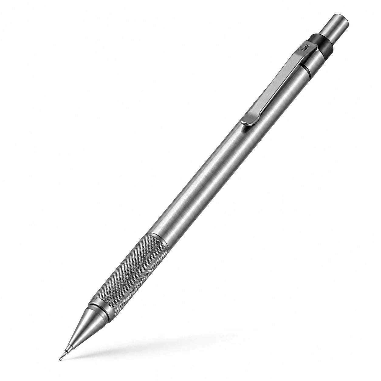 Silberner Druckbleistift 0.5mm mit Metallgehäuse