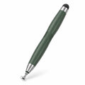Grüner Eingabestift mit Disc-Spitze und Stylus für Touchscreens
