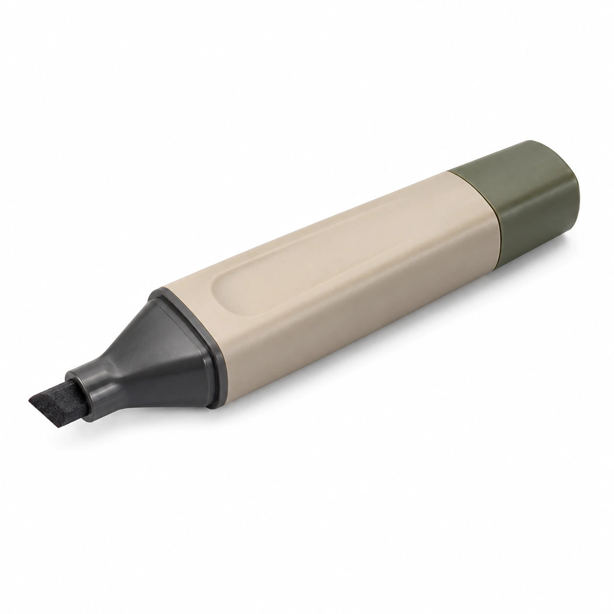 Permanentmarker Schwarz Beige Olivgrün