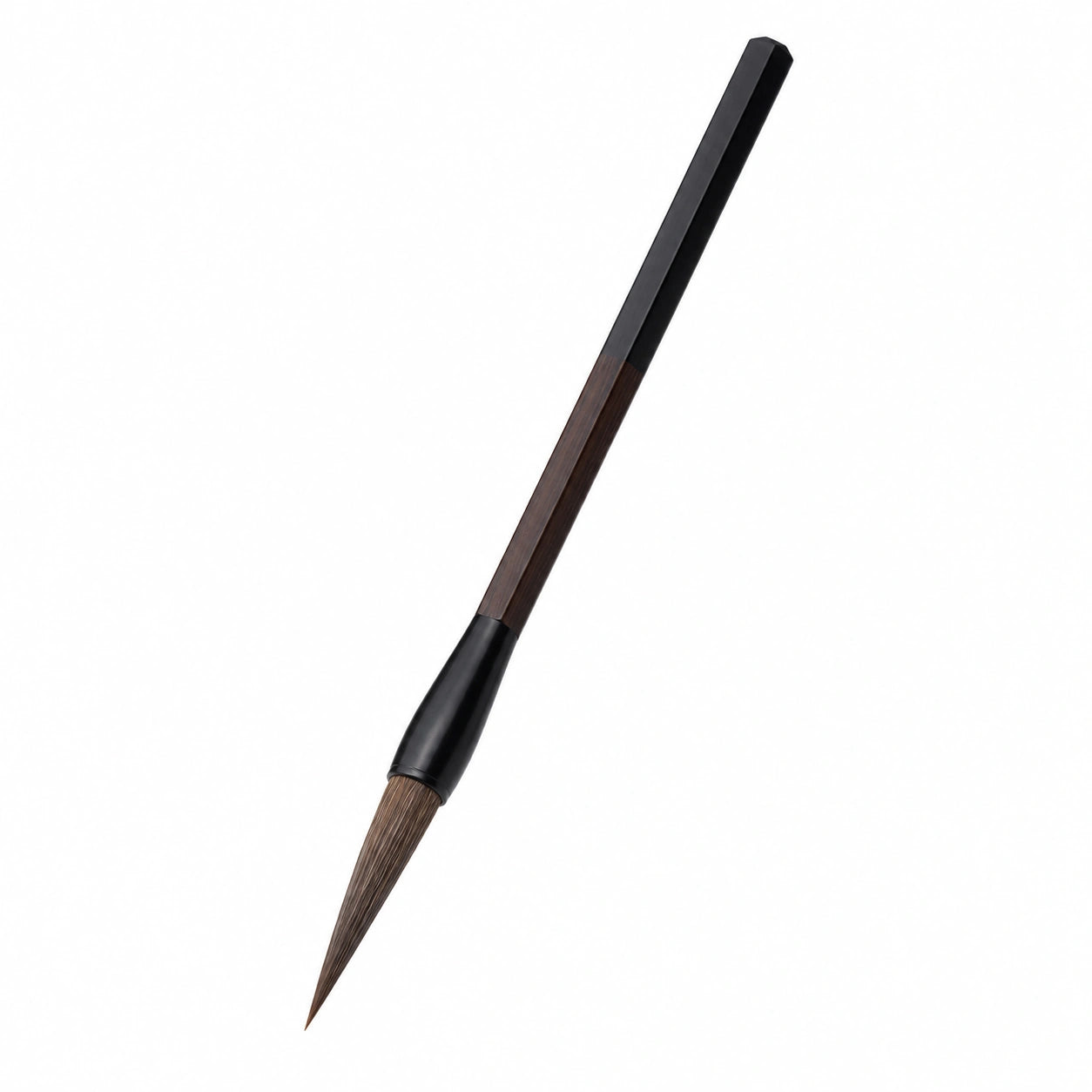 Traditioneller Kalligraphie-Pinsel Dunkelbraun