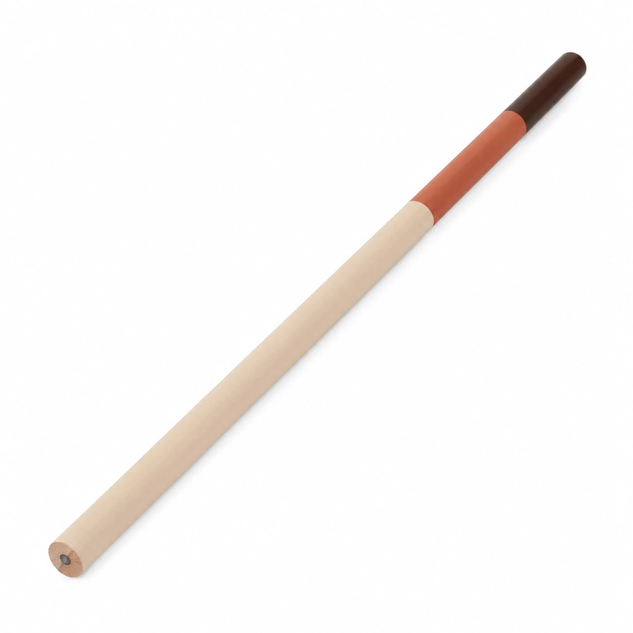 Runder Holzbleistift Beige/Braun