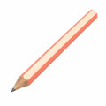 Sechseckiger Bleistift mit Grafitspitze - Orange/Beige