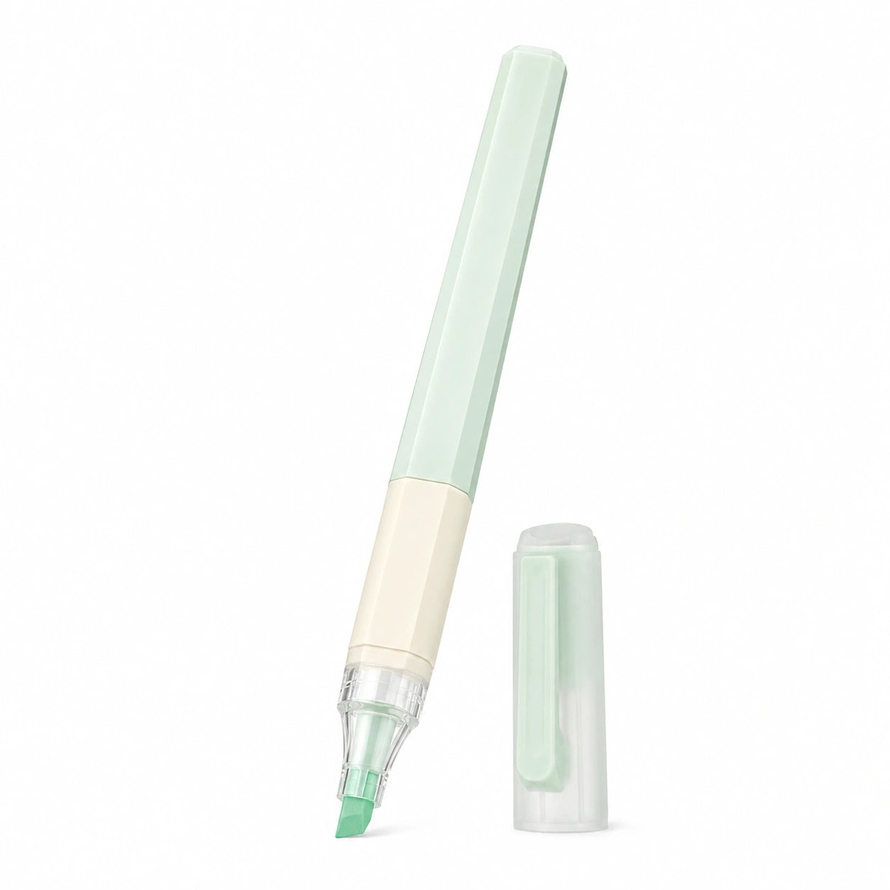 Textmarker Mintgrün mit Schrägspitze