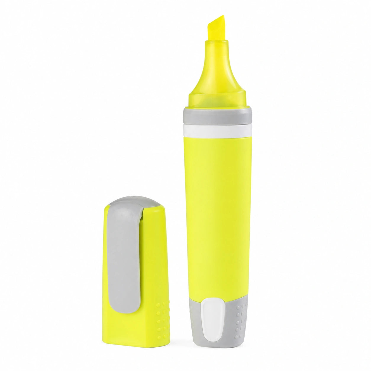 Neongelber Textmarker mit Breiter Spitze