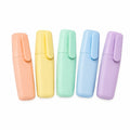 Pastell Textmarker Set mit 5 Farben