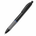 Ergonomischer Kugelschreiber Schwarz mit Blauem Akzent